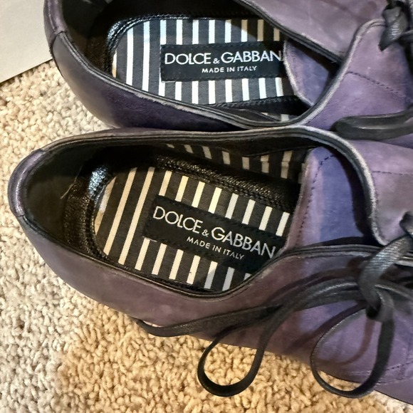 Dolce & Gabbana Shoes Mens Size 5 Leather Dress Lace Up Made‎ In Italy Formal - Picture 4 of 9